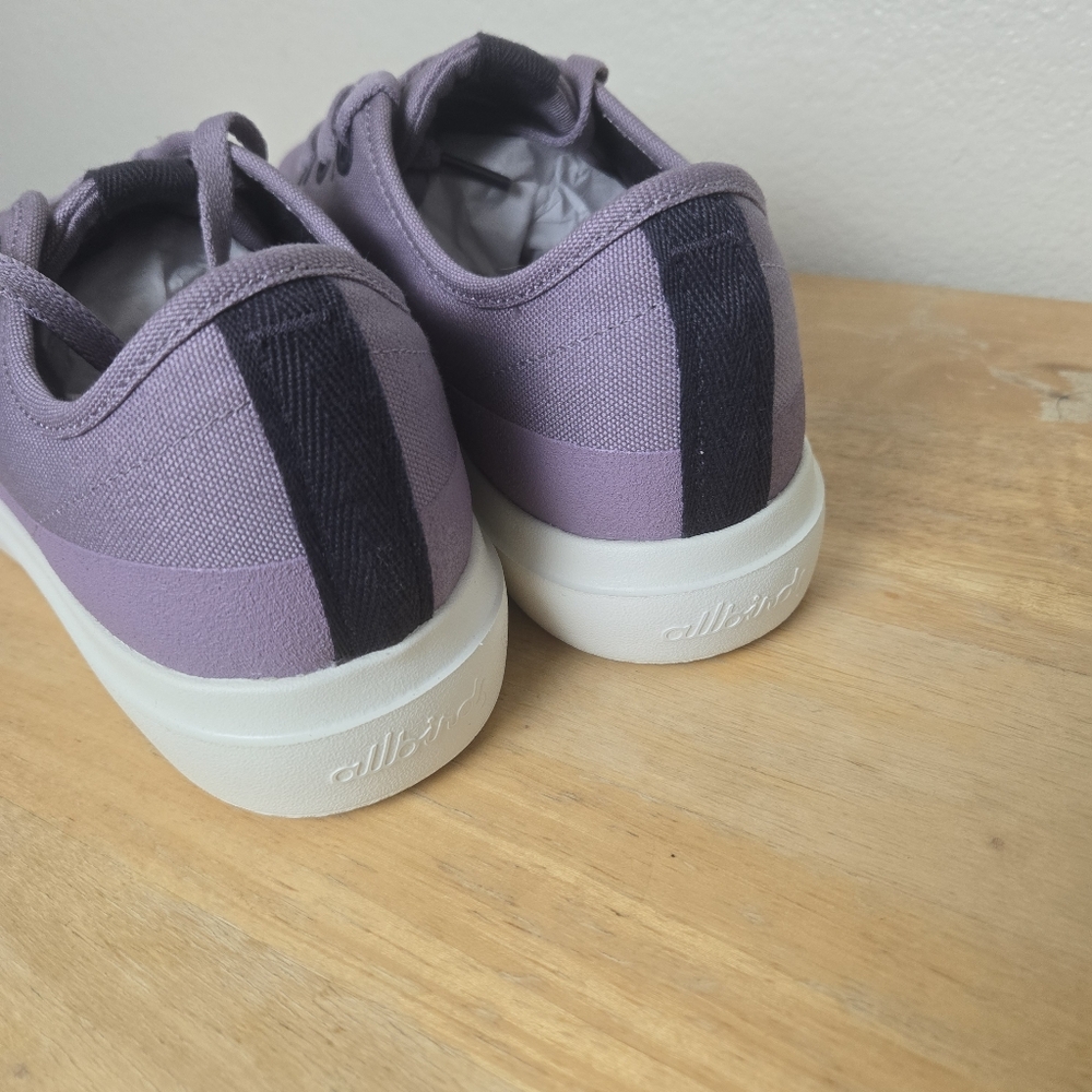Allbirds Men's Canvas Piper Size 11.5 M Sneakers‎ Rugged Purple Upper White Sole - Picture 6 of 11